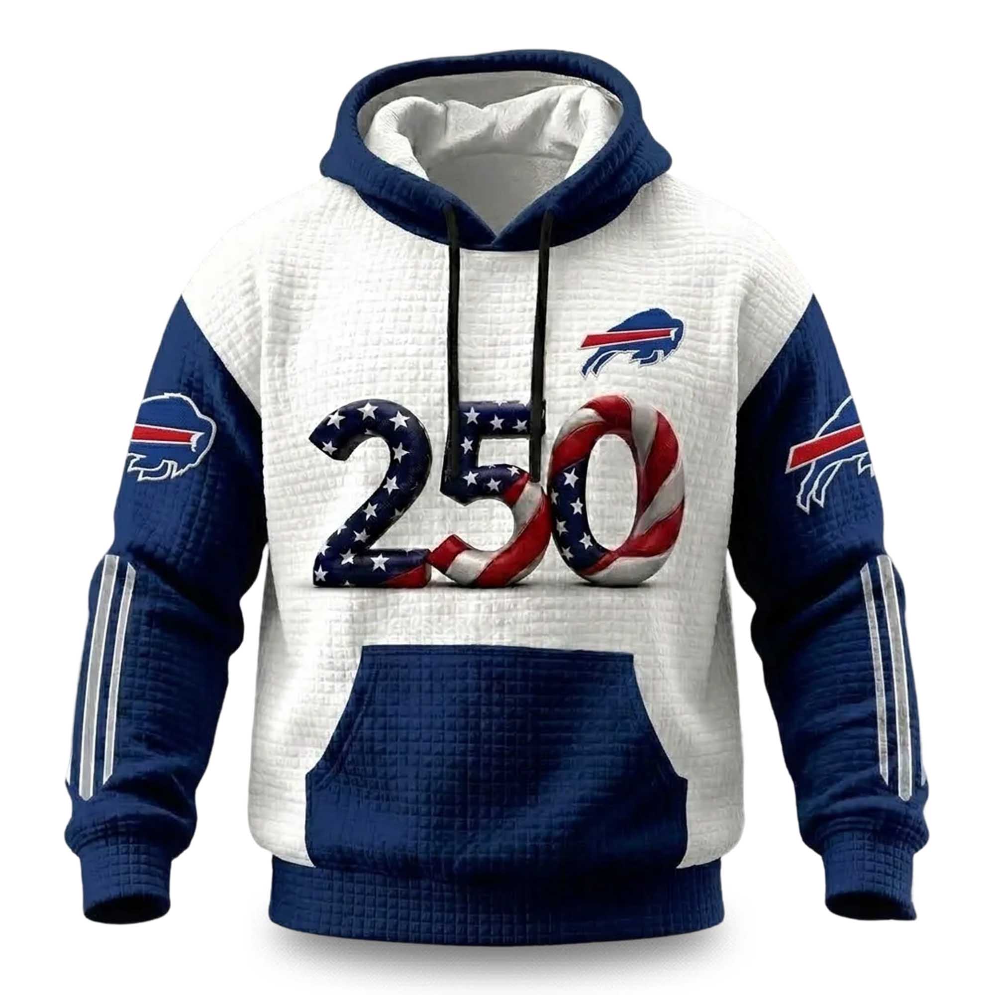 Bills America’s 250th Anniversary Waffle Hoodie 
