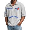 Blue Jays EST 1977 Waffle Polo Shirt 1
