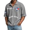 Blue Jays EST 1977 Waffle Polo Shirt 2