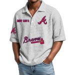 Braves EST 1871 Waffle Polo Shirt