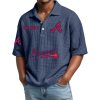 Braves EST 1871 Waffle Polo Shirt 4