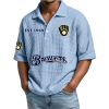 Brewers EST 1969 Waffle Polo Shirt 2