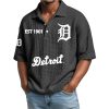 Detroit EST 1901 Waffle Polo Shirt 4