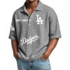 Dodgers EST 1883 Waffle Polo Shirt 2