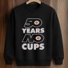 Erik Karlsson 50 Years No Cups Shirt (3)