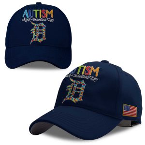 2026 Tigers Autism Accept Understand Love America Hat 1