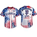 Giants Celebration USA 250 Anniversary 1776 2026 Jersey