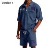 Giants EST 1925 Waffle Shirt Set 1