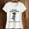 Hold On Partner I’m Overstimulated Cowboy Raccoon Shirt 5 Hold On Partner I’m Overstimulated Cowboy Raccoon Shirt (2)