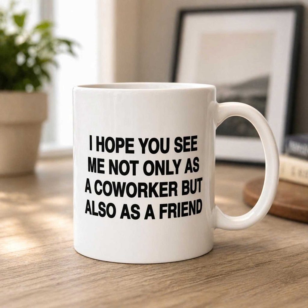Only As I Hope You See Me Not Only As A Coworker But Also As A Friend Mug