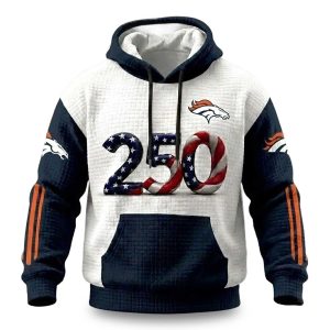 Broncos America's 250th Anniversary Waffle Hoodie 1