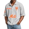 Mets EST 1962 Waffle Polo Shirt 1