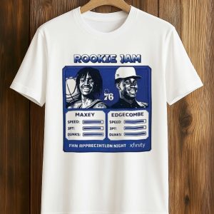 Rookie Jam Maxey and Edgecombe FHN Appreciation Night Shirt (1)