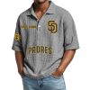 Padres EST 1969 Waffle Polo Shirt 5