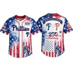 Phillies Celebration USA 250 Anniversary 1776 2026 Jersey
