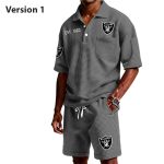 Raiders EST 1960 Waffle Shirt Set