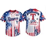 Rangers Celebration USA 250 Anniversary 1776 2026 Jersey