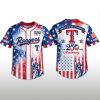Rangers Celebration USA 250 Anniversary 1776 2026 Jersey 2