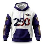 Ravens America’s 250th Anniversary Waffle Hoodie
