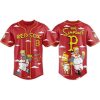 Red Sox The Simpsons Baseball Jersey 7 Red Sox The Simpsons Baseball Jersey (2)