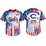 Reds Celebration USA 250 Anniversary 1776 2026 Jersey