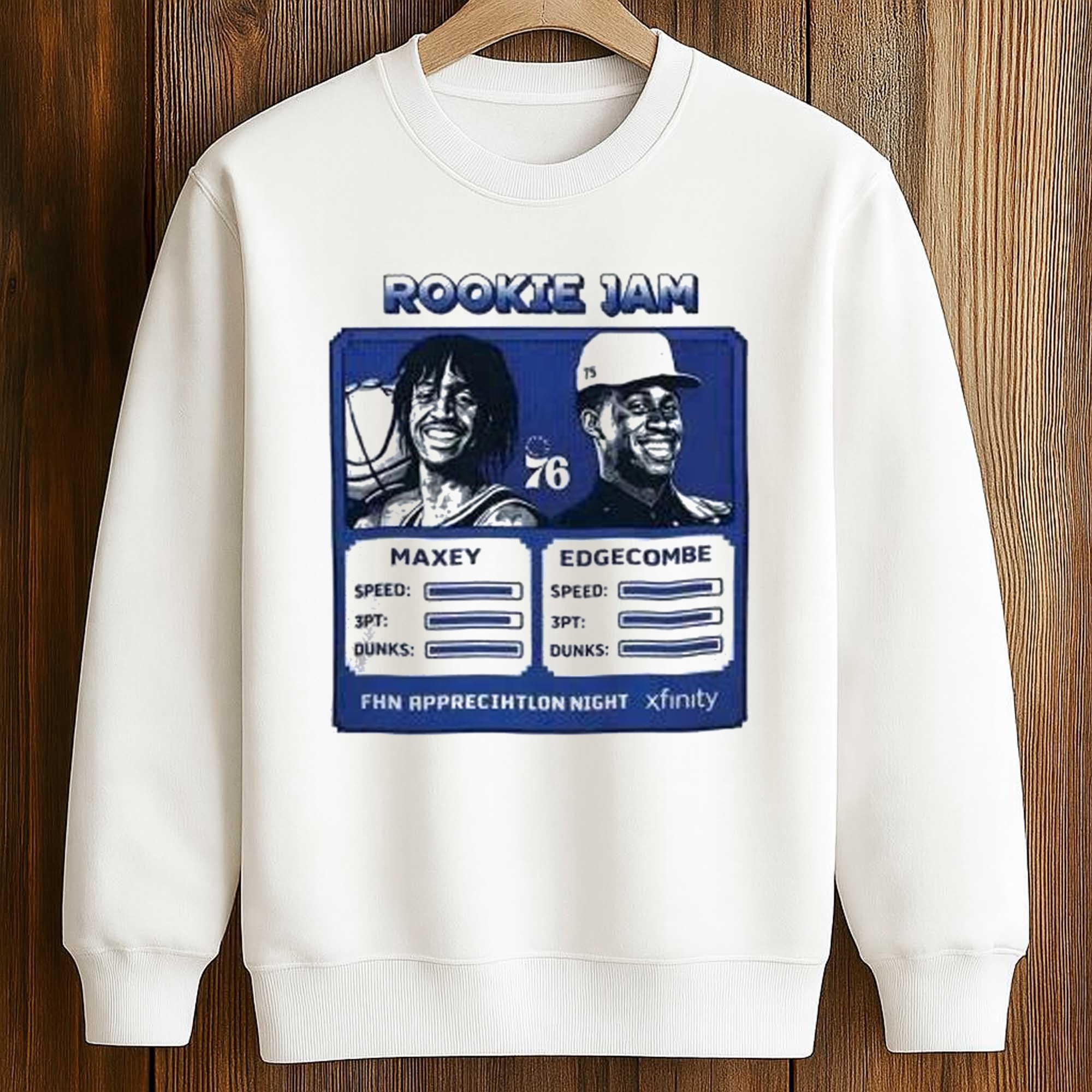 Rookie Jam Maxey And Edgecombe FHN Appreciation Night Shirt 3 Rookie Jam Maxey and Edgecombe FHN Appreciation Night Shirt (3)