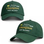 Rory McIlroy Back To Back Masters Golf 2026 Hat
