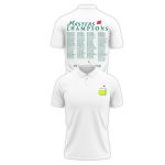 Rory McIlroy Masters Golf List Of Champions 1934 2026 Polo Shirt
