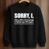 Sorry I DGAF Guitar Chords Shirt (3)
