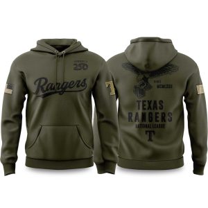 2026 Rangers Armed Forces Day Hoodie 1