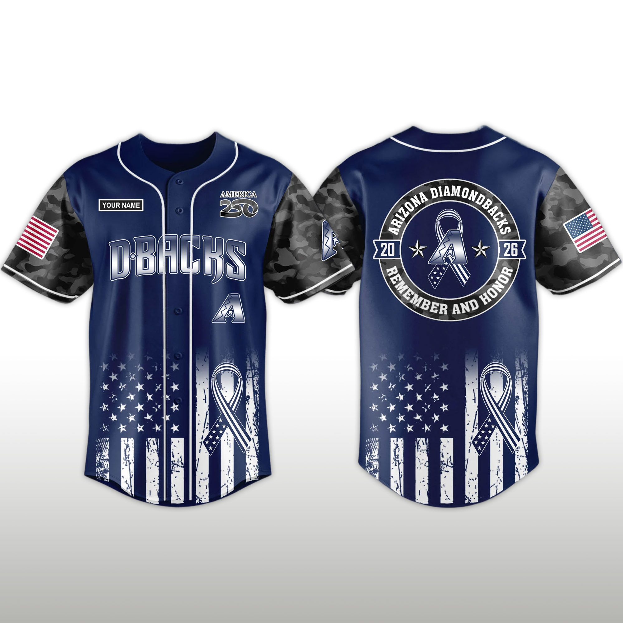 2026 Dbacks Memorial Day Baseball Jersey 2 2026 Dbacks Memorial Day Baseball Jersey 2
