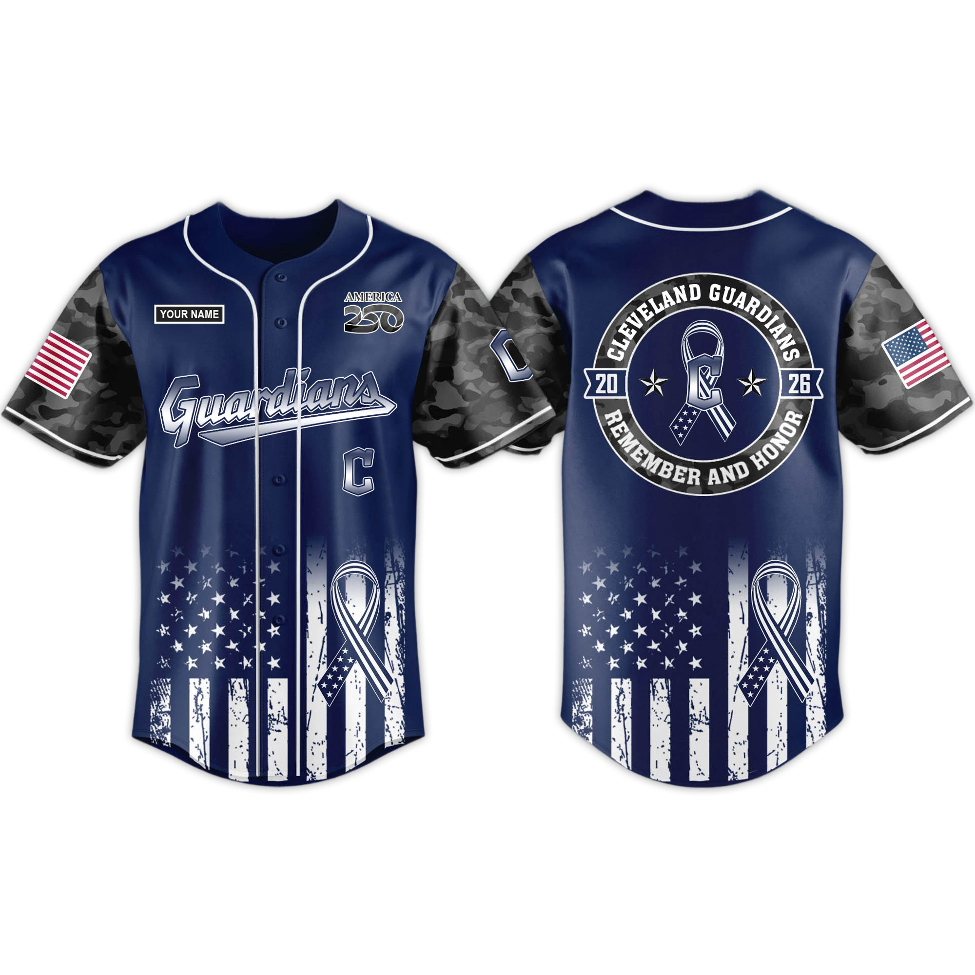 2026 Guardians Memorial Day Baseball Jersey 2026 Guardians Memorial Day Baseball Jersey