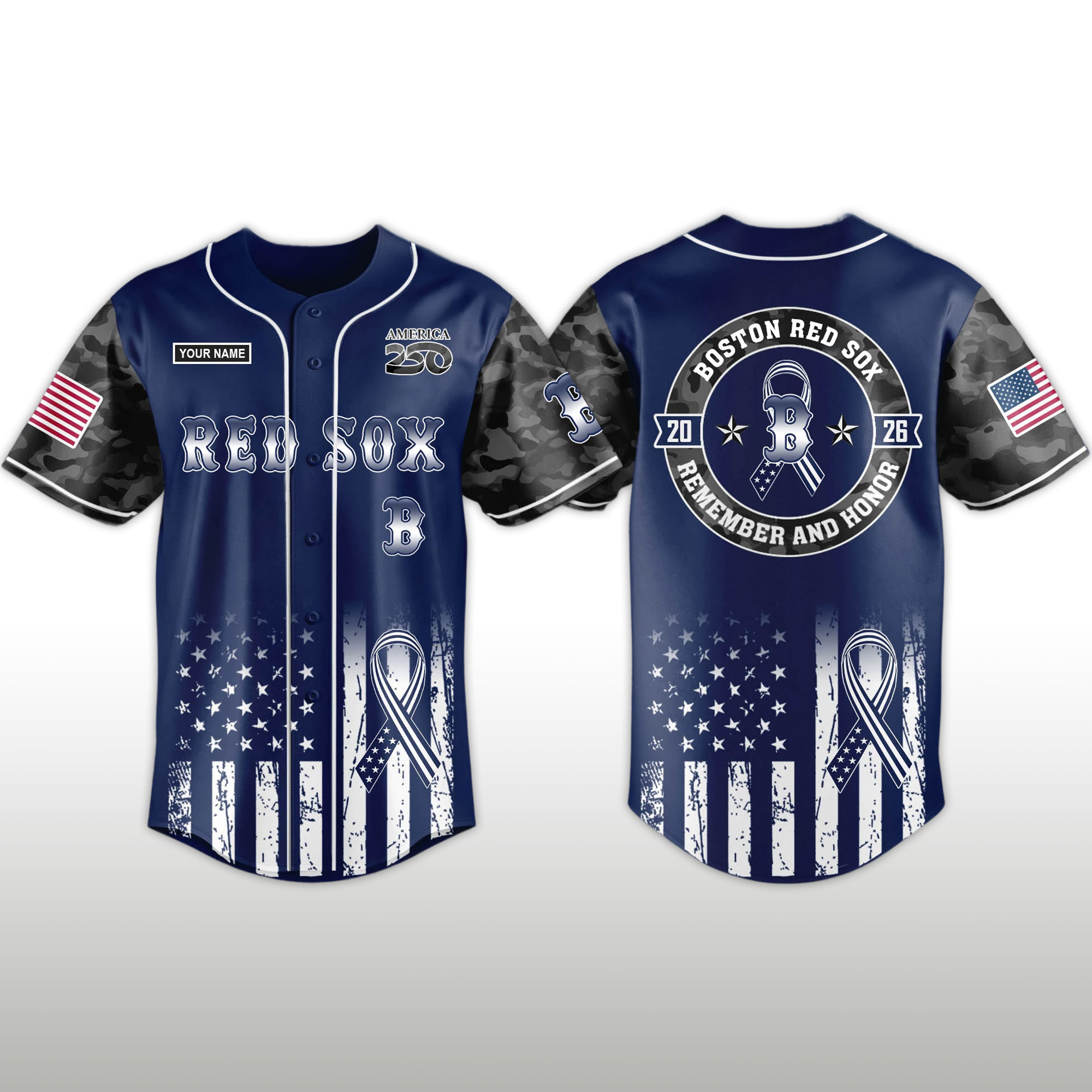 2026 Red Sox Memorial Day Baseball Jersey 2 2026 Red Sox Memorial Day Baseball Jersey 2