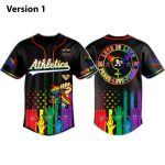 Athletics Pride Month 2026 Baseball Jersey
