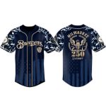 Brewers US Navy 250th Birthday Celebration 2026 Jersey