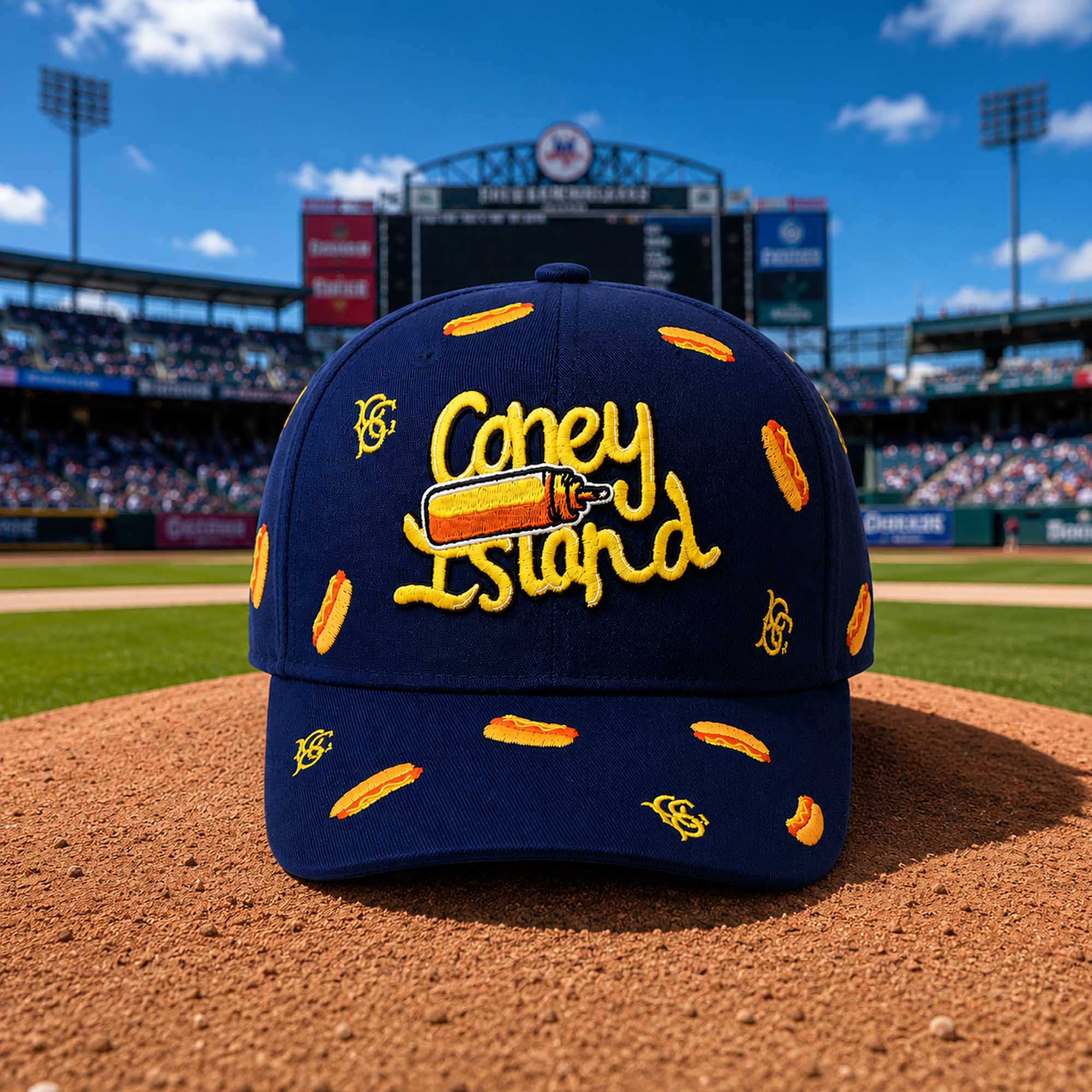Brooklyn Coney Island Hot Dog 2026 Hat (2) Brooklyn Coney Island Hot Dog 2026 Hat (2)