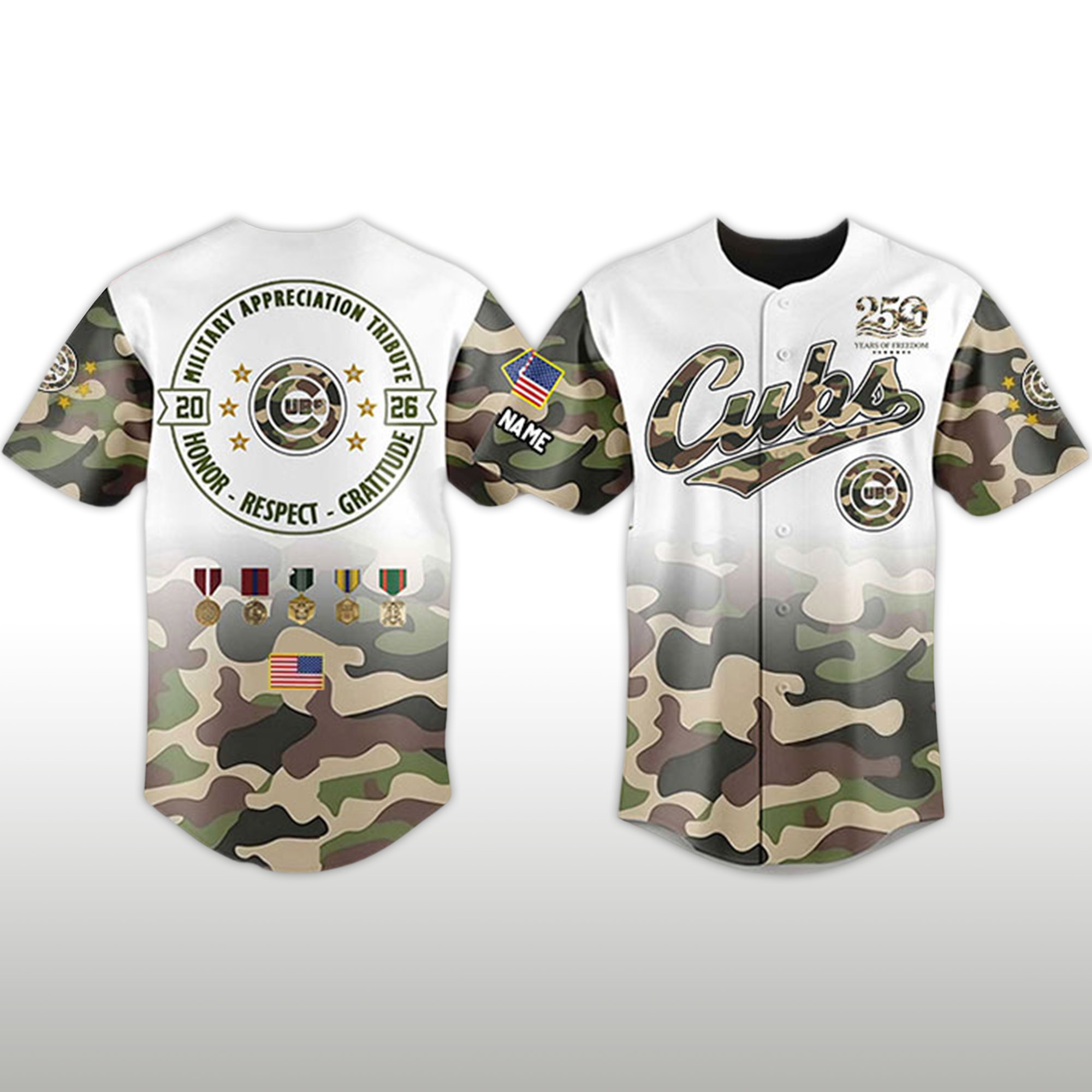 Cubs 2026 Military Appreciation Tribute Jersey 2 Cubs 2026 Military Appreciation Tribute Jersey 2