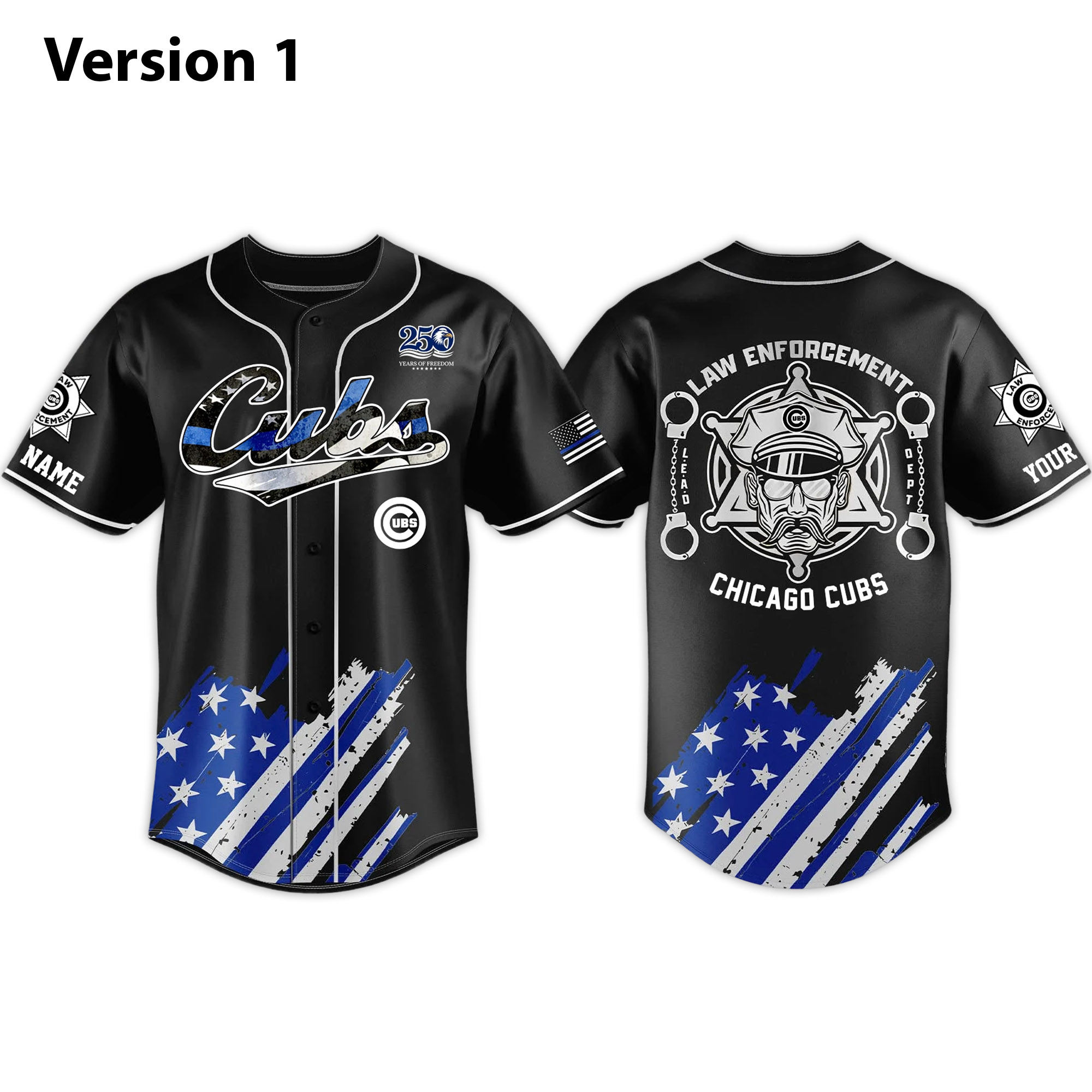 Cubs Law Enforcement Appreciation Day 2026 Jersey Cubs Law Enforcement Appreciation Day 2026 Jersey