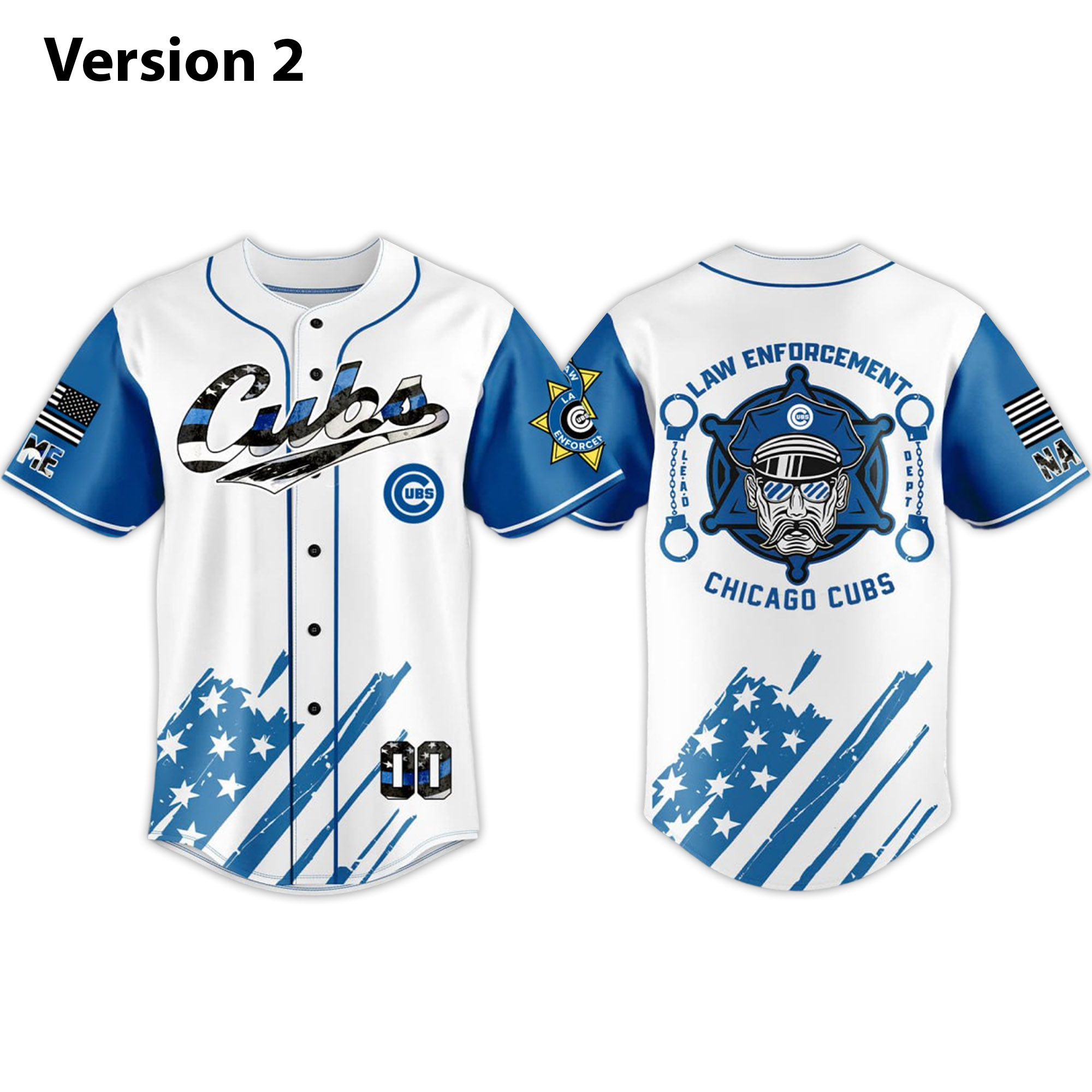 Cubs Law Enforcement Appreciation Day 2026 Jersey 2 Cubs Law Enforcement Appreciation Day 2026 Jersey 2