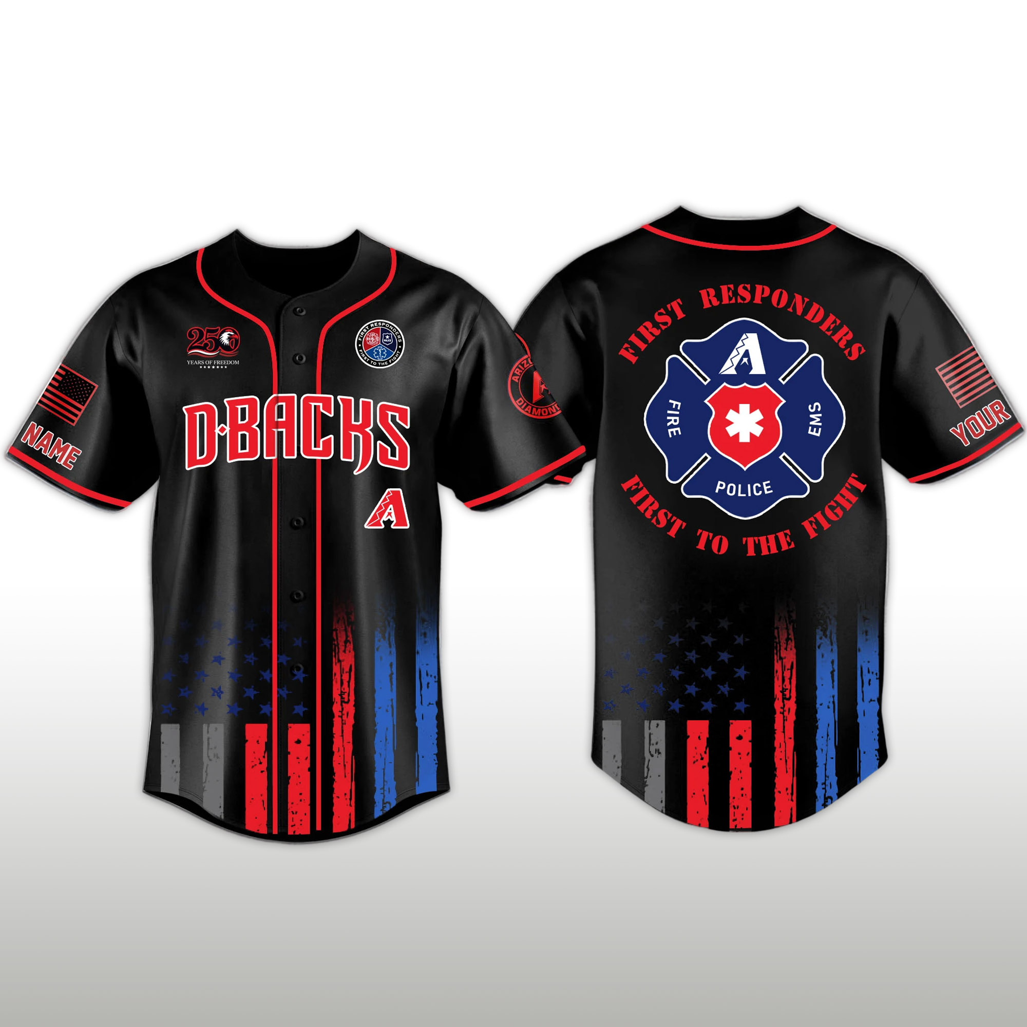 Dbacks First Responders Day 2026 Jersey 2 Dbacks First Responders Day 2026 Jersey 2
