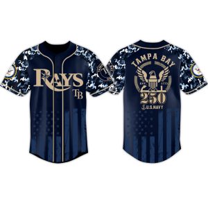 Rays US Navy 250th Birthday Celebration 2026 Jersey 1