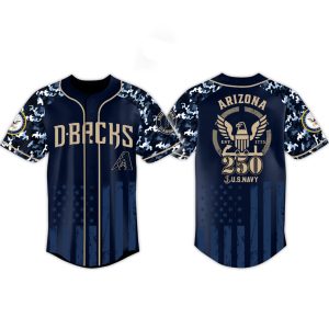 Dbacks US Navy 250th Birthday Celebration 2026 Jersey 1