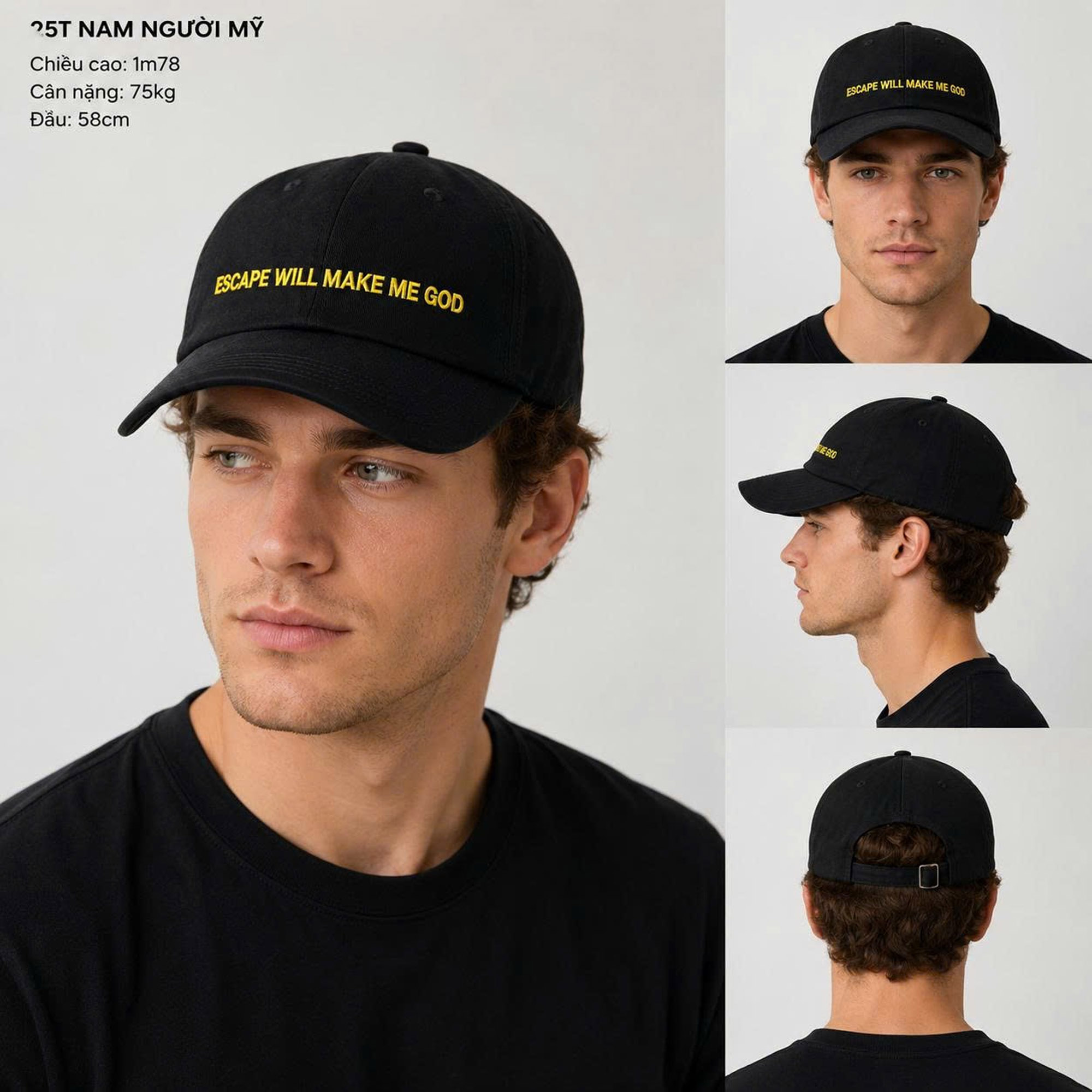 Escape Will Make Me God Marathon Hat 2 Escape Will Make Me God Marathon Hat (2)