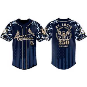 Cardinals US Navy 250th Birthday Celebration 2026 Jersey 1