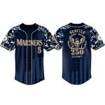 Mariners US Navy 250th Birthday Celebration 2026 Jersey