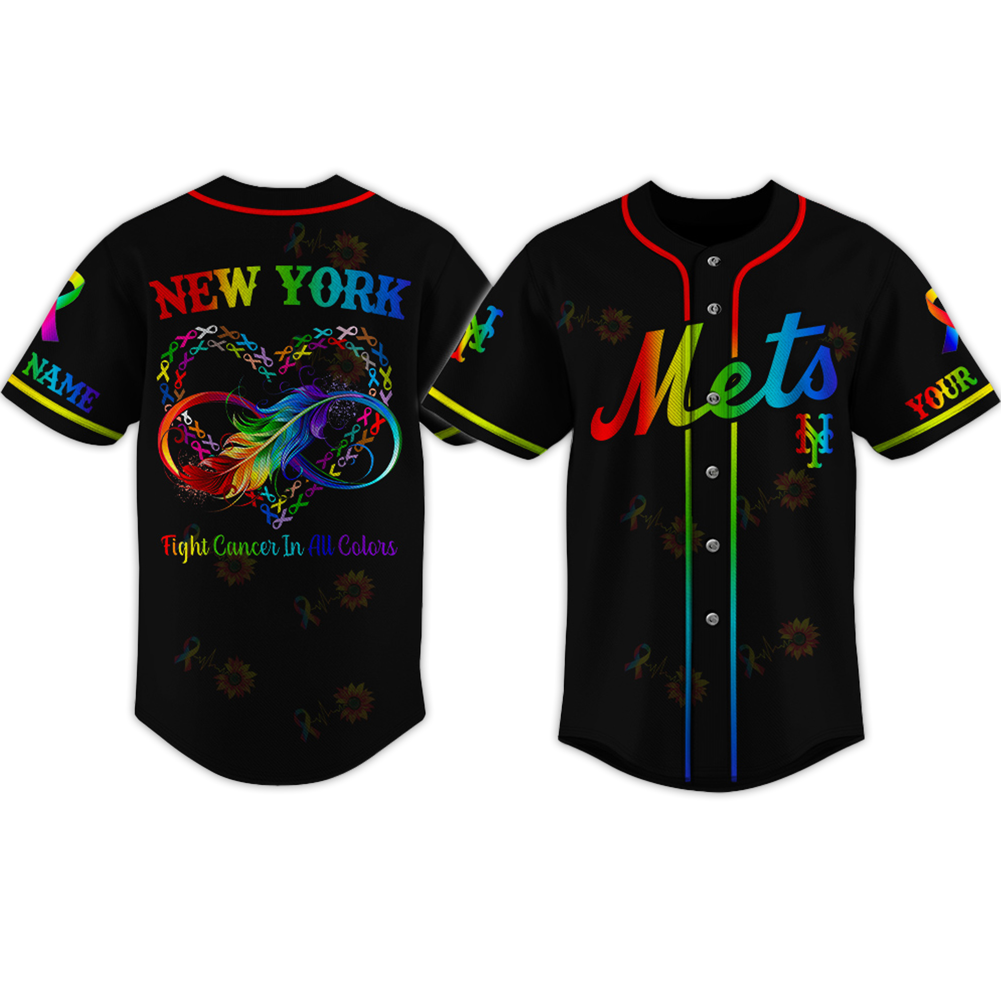 Mets Cancer Awareness Month 2026 Personalized Jersey Mets Cancer Awareness Month 2026 Personalized Jersey