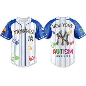 Yankees 2026 Autism Awareness Day Jersey 1
