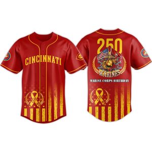 Cincinnati 250th Marine Corps Birthday 2026 Jersey 1