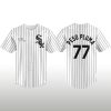 Peso Pluma 77 White Sox Baseball Jersey (2)