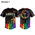 Pirates Pride Month 2026 Baseball Jersey